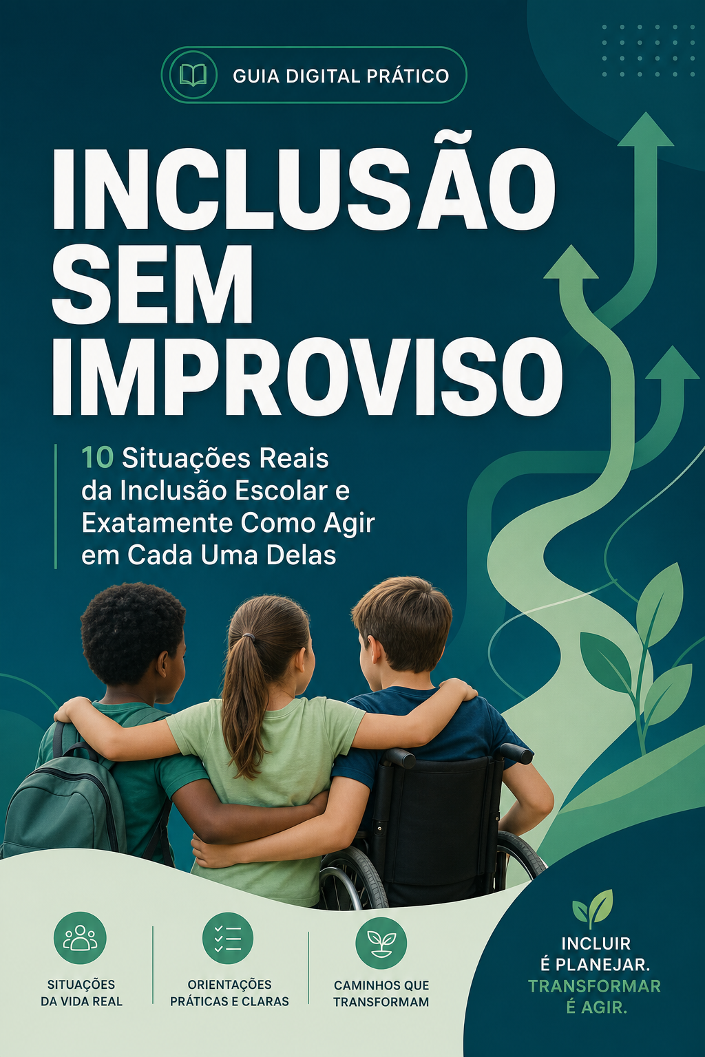 Capa do guia Inclusão Sem Improviso